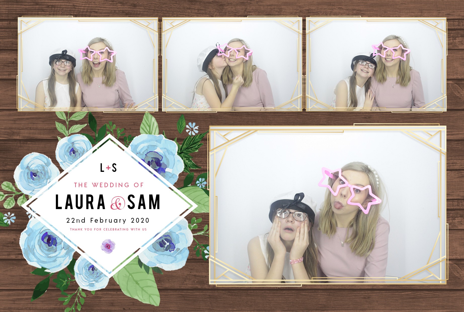 Laura and Sam's Wedding | View more photos from the event at gallery.myphotoboothexperience.co.uk/u/MyPhotoBoothExperienceLtd/Laura-and-Sams-Wedding